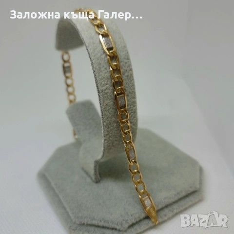 Златна гривна MIDAS 14K - 4,68 г, снимка 2 - Гривни - 54543741