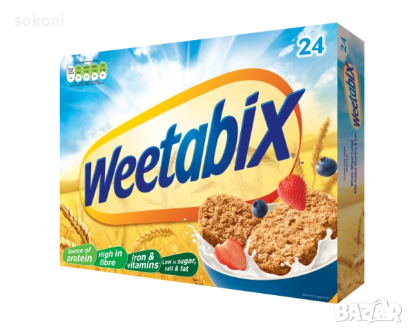 Weetabix / Уитабикс Пълнозърнеста Пшенична Закуска 48броя, снимка 2 - Други - 55234593