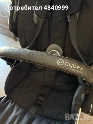 Cybex Priam Platinum Black – Премиум детска количка, отлично състояние, снимка 3 - Детски колички - 54706983