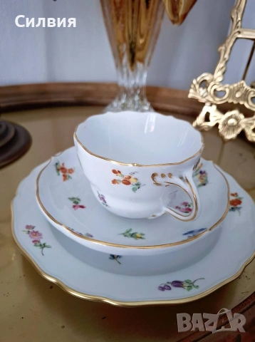 Чаша Meissen , снимка 10 - Антикварни и старинни предмети - 54989140