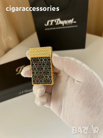 S.T. Dupont Ligne 2 Fuente оригинална запалка с 2 пламъка, снимка 5 - Запалки - 54517048