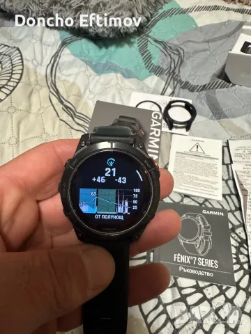 Garmin Fenix 7 PRO Solar , снимка 7 - Друга електроника - 55408986