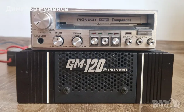Комплект касетофон и стъпало Pioneer KP-707G, Pioneer GM-120