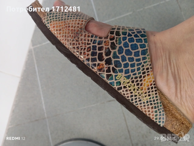 Birkenstock 37 номер , снимка 3 - Чехли - 55093573