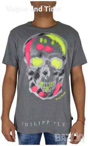 Тениска Philipp Plein Handmade Skull, снимка 14 - Тениски - 54808519