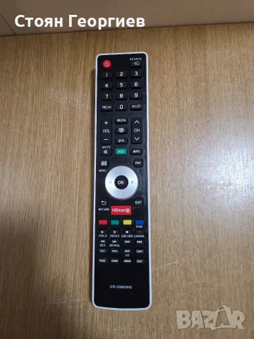 Дистанционно управление, модел ER-33903HS, предназначено за телевизори Hisense.