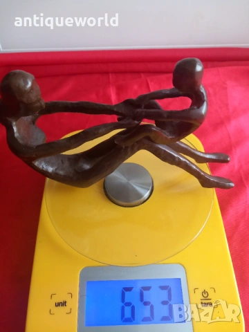 Henry Moore Бронзова Статуетка Пластика "Майка с Дете", снимка 7 - Антикварни и старинни предмети - 54200641