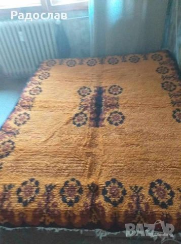 Чисто нов вълнен ръчно тъкан китеник , снимка 2 - Покривки за легло - 54167945