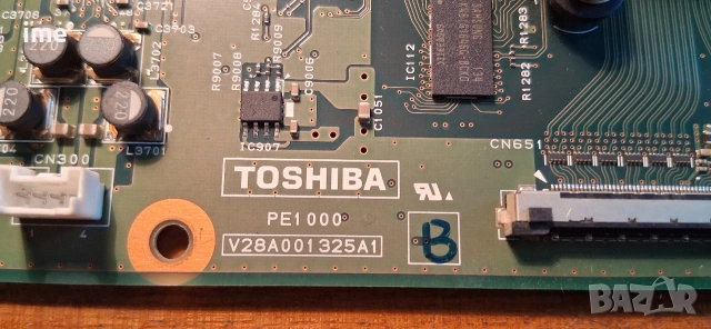 Main Board V28A001325A1. Свален от Телевизор Toshiba 40TL868 с панел LTA400HV01. Работещ..., снимка 5 - Части и Платки - 54660856