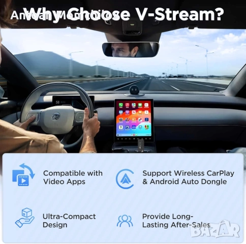Автомобилен адаптер MSXTTLY Mini 3in1 V-Stream, снимка 6 - Части - 54860634