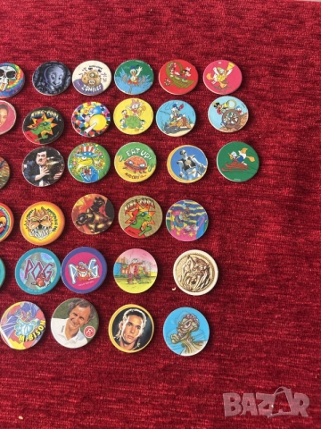класически тапи или фишки от 90-те години, често наричани „pogs“, снимка 6 - Колекции - 55275802