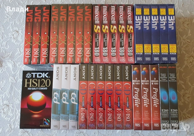 Нови видеокасети TDK, JVC, Sony, Maxell, Konica, EFBE, снимка 11 - Други жанрове - 44908708