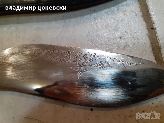 Старо непалско кукри,нож,кама,кинжал кортик, снимка 3 - Антикварни и старинни предмети - 54374169