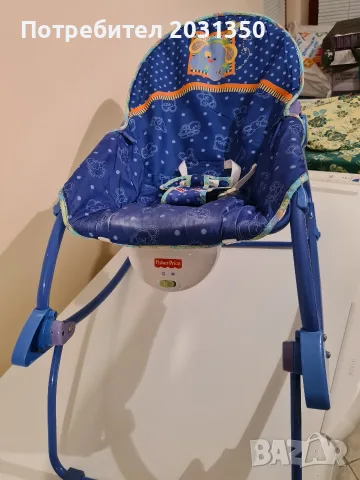 бебешки шезлонг Fisher price 3 в 1 Link a Doos, снимка 3 - Детски шезлонги - 39314398