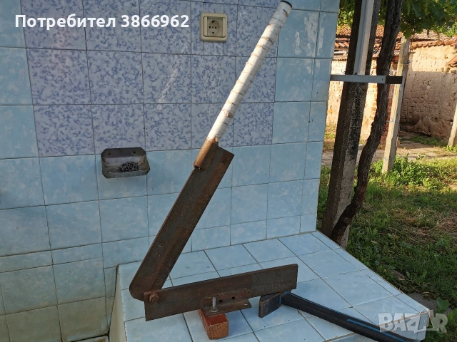 Гилотина за ламарина и тел 