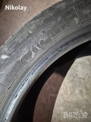 245 45 19 Bridgestone , снимка 2 - Гуми и джанти - 54456218