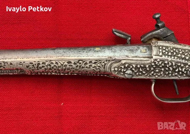 Сребърен Артаутски Пищов, снимка 5 - Антикварни и старинни предмети - 55595852