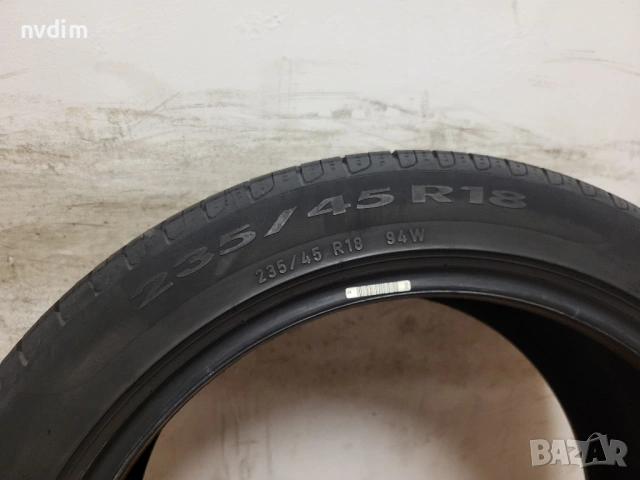 1 бр. 235/45/18 Pirelli Cinturato P7 / лятна гума, снимка 4 - Гуми и джанти - 54637015