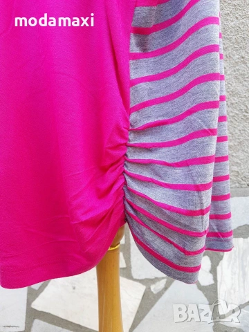 4XL  Нова туника Avenue в розово , снимка 4 - Туники - 55054300