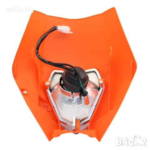 Универсална предна маска за мотор 12V 35W – Enduro, Cross, KTM Supermoto Street Fighter Naked 10100, снимка 9 - Друга електроника - 54657095
