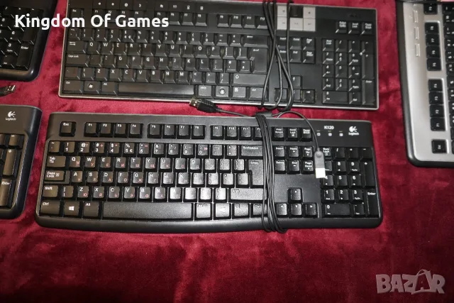 13 Клавиатури Logitech K120/Dell/Fujitsu KB410K/Gembird/Genius/A4Tech за Настолен Компютър , снимка 11 - Клавиатури и мишки - 55501007