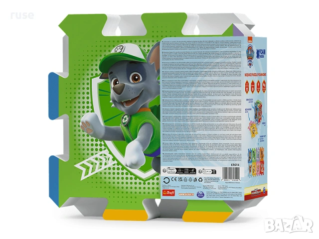 НОВИ! Мек килим пъзел постелка за игра Paw Patrol Пес Патрул , снимка 3 - Други - 54424827