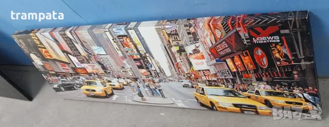 НАЙ ДОБРАТА ОФЕРТА Картина / Пано New York  140х45см., снимка 5 - Картини - 55533545