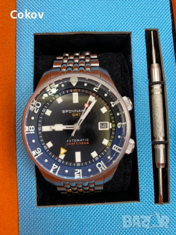 Spinnaker Bradner GMT Automatic 180m, снимка 8 - Мъжки - 54711628