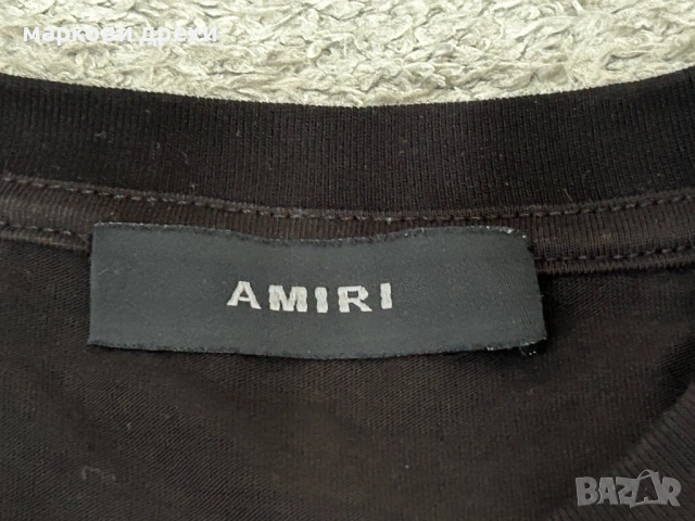 AMIRI мъжка тениска в черен  M, снимка 7 - Тениски - 54901167