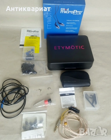 Легендарни професионални референтни слушалки Etymotic Research ER-4 MicroPro / USA