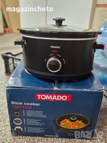 slow cooker Tomado TSC7535B, снимка 2 - Мултикукъри - 55397357