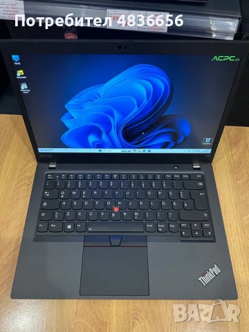 Като нов! Лаптоп Lenovo ThinkPad T14 RYZEN 5 PRO/16GB/256GB ГАРАНЦИЯ!