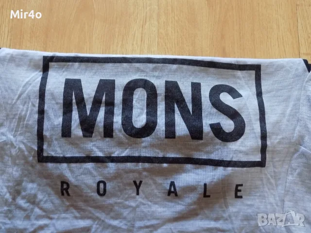 тениска mons royale merino wool блуза горнище потник туризъм мъжка оригинал S, снимка 4 - Спортни дрехи, екипи - 46368630