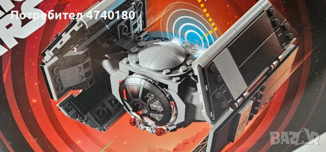 LEGO Star Wars 75421 - Darth Vader TIE Fighter, Smart Play, 473 части, НОВО запечатано, не се продав, снимка 7 - Конструктори - 54905668