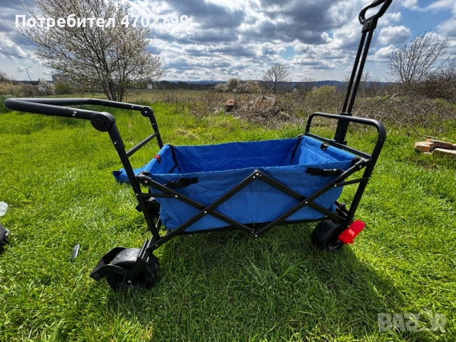 Beau Jardin Folding Garden Wagon Trolley 80kg Capacity Outdoor Camping Cart, снимка 8 - Други стоки за дома - 54168665