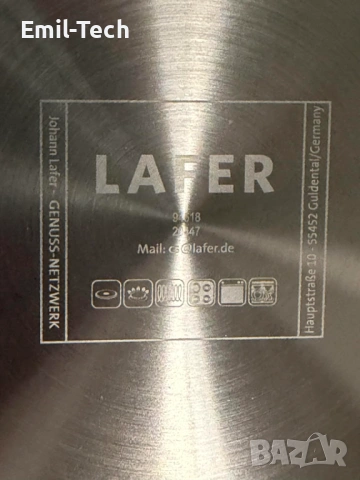 Тигани Lafer 24/28см – неръждаема стомана, индукция, PFAS free, нови, снимка 3 - Съдове за готвене - 54044906