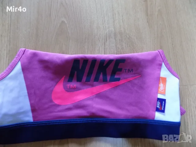 бюстие nike потник тениска риза блуза туризъм спорт крос дамско оригинал M/S, снимка 10 - Спортни екипи - 49364769