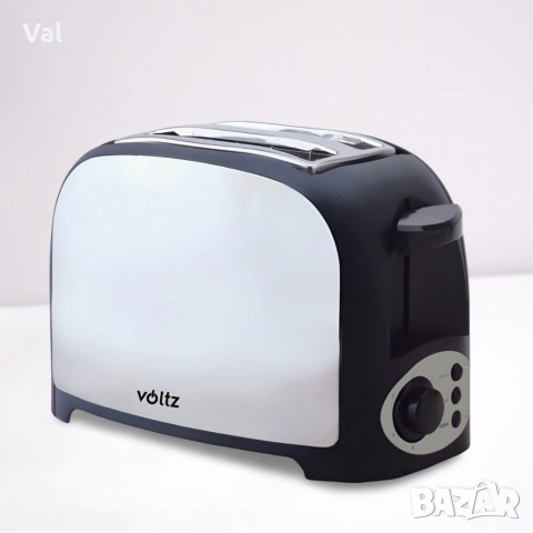 Тостер за хляб Voltz V51440D, 750W, 2 филийки, снимка 5 - Тостери - 54814171