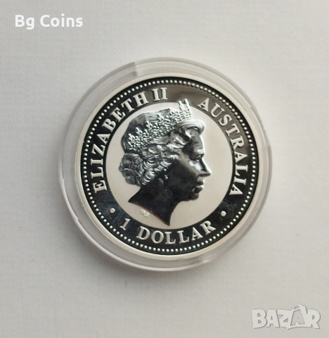 Сребро 1 OZ 2007 Прасе , снимка 2 - Нумизматика и бонистика - 44729486