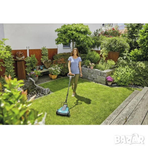 Косачка с акумулатор Gardena 22/18 V, 2,5 Ah, Включена батерия и зарядно, снимка 6 - Градинска техника - 55009968