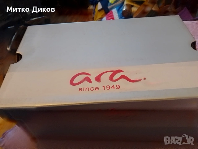 Ara маркови дамски обувки естеств.кожа  #40 стелка 26 см нови купувани за 199лв сега 50 евро, снимка 16 - Дамски елегантни обувки - 54429078