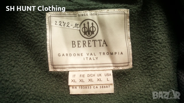 BERETTA POLARTEC Fleece Jacket размер XL за лов поларена горница - 2501, снимка 12 - Екипировка - 54161248