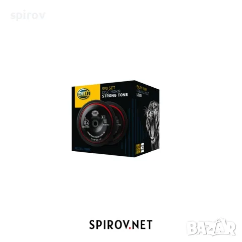 Комплект клаксони Hella Hi-Low tone 350/415Hz 111dB 12V, снимка 8 - Части - 55701055