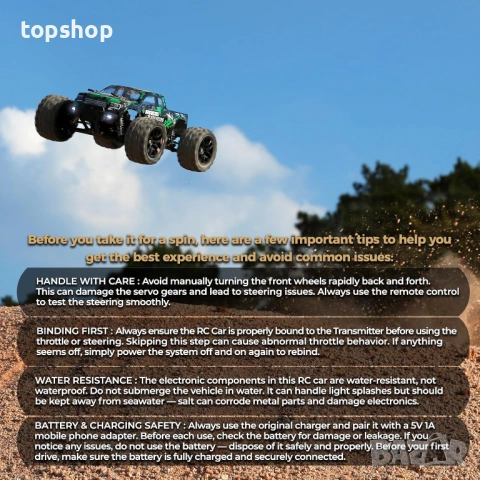 Чисто нов RC Monster Truck HAIBOXING 18859 – Професионално забавление на 4х4 , снимка 4 - Коли, камиони, мотори, писти - 54438273