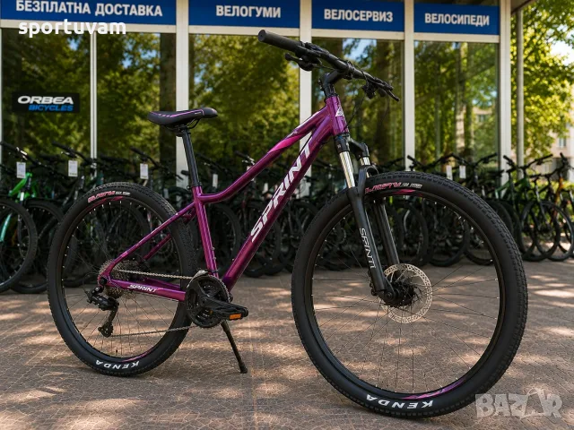 НОВ Планински Велосипед Sprint Hunter Lady 27.5 - БЕЗПЛАТНА ДОСТАВКА, снимка 2 - Велосипеди - 55390281