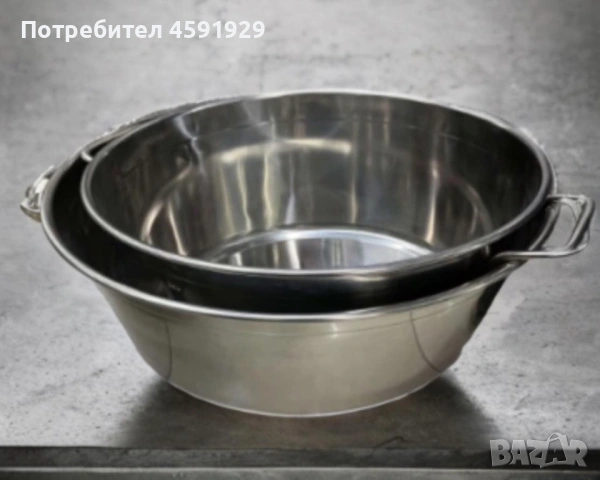 Метален казан различни размери, снимка 2 - Чинии - 54728115