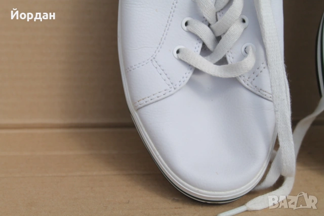 Мъжки бели кецове/маратонки от естествена кожа ''Fred Perry'' , снимка 8 - Маратонки - 54567117