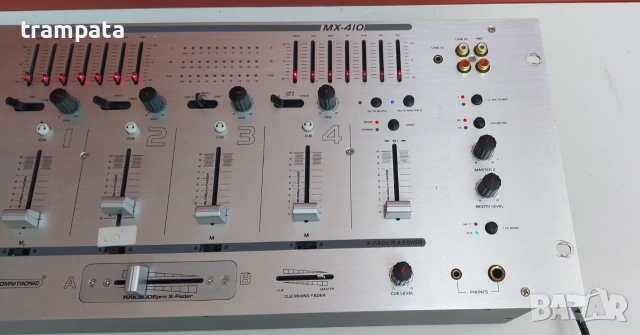 НАЙ ДОБРАТА ОФЕРТА Миксер / Dj Mixer Omnitronic MX410 , снимка 3 - Ресийвъри, усилватели, смесителни пултове - 55010275