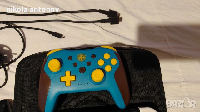 Nintendo switch OLED + игри и аксесоари ( пълен комплект ), снимка 4 - Nintendo конзоли - 54387350