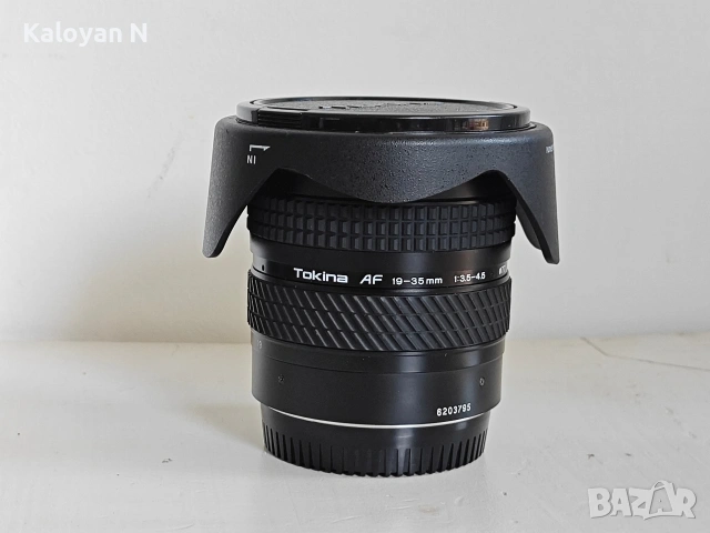 Обектив Tokina 19-35mm f/3.5-4.5 за Canon EOS / EF байонет, снимка 2 - Обективи и филтри - 54777085